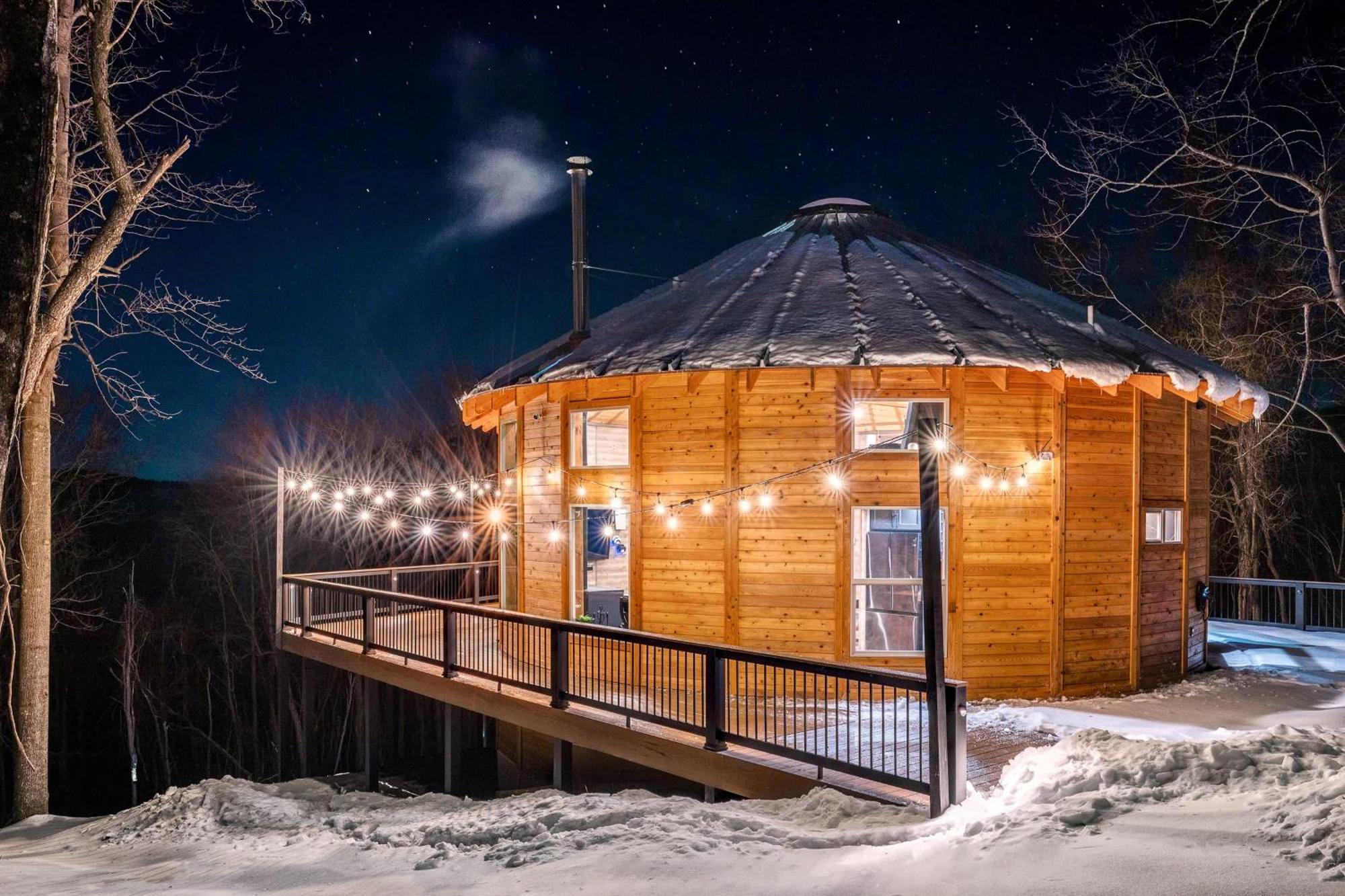 Shenandoah Yurt: Hot Tub~Wood Stove~Wifi~Evcharger Villa Stanley Exterior photo